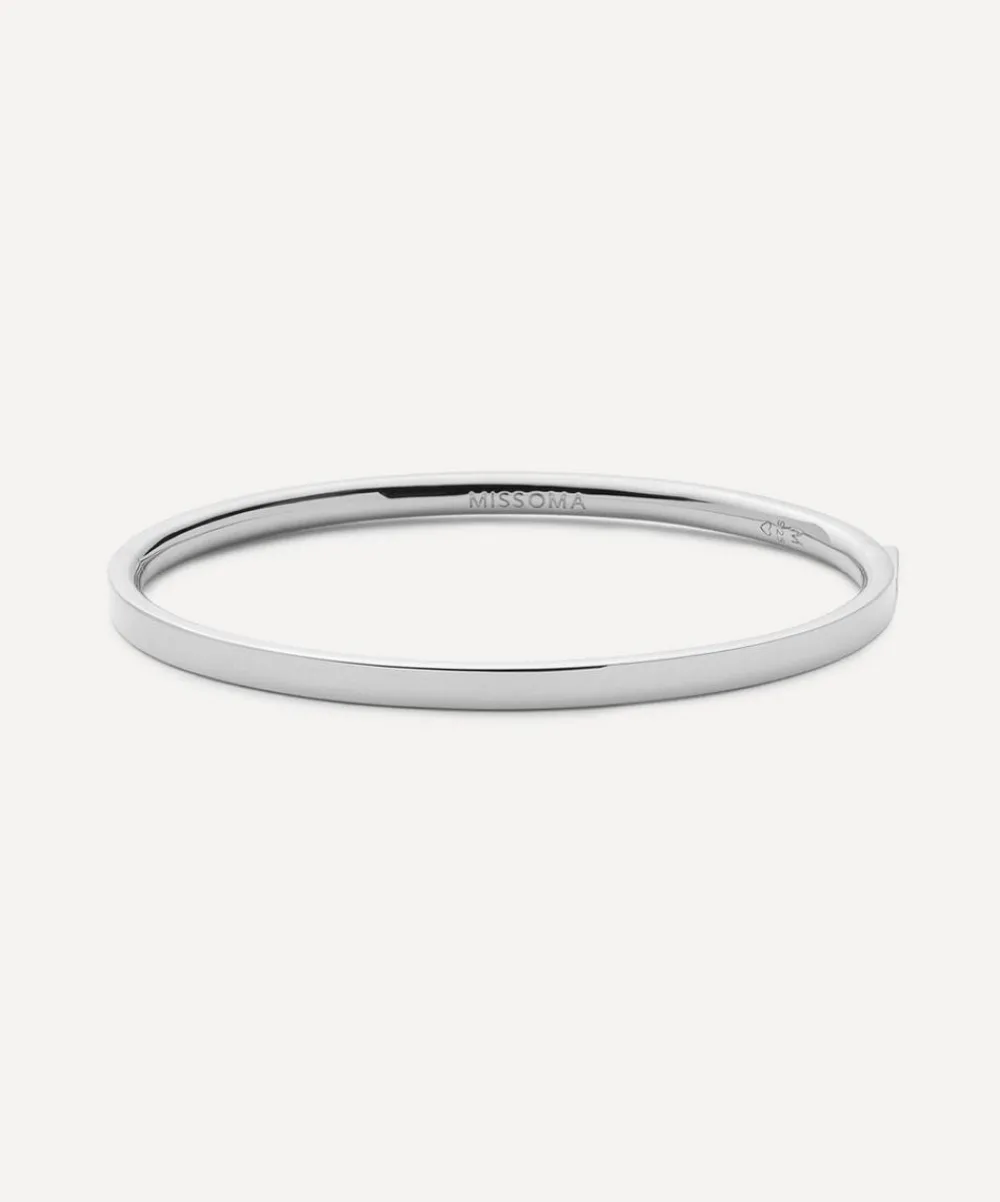 Missoma Bracelets^Sterling Silver Classic Hinged Bangle Bracelet