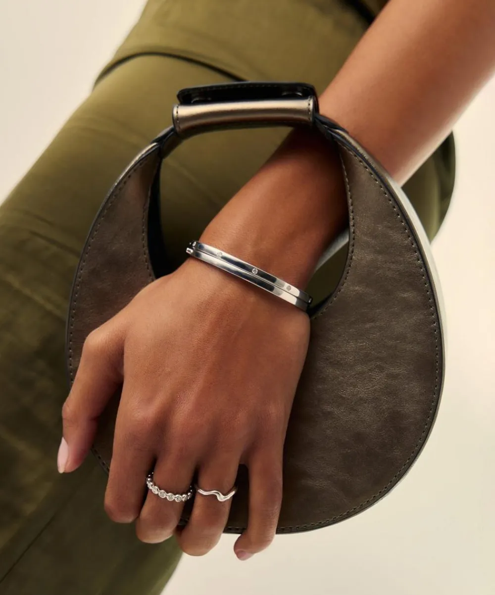 Missoma Bracelets^Sterling Silver Classic Hinged Bangle Bracelet