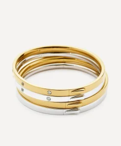 Missoma Bracelets^Sterling Silver Classic Hinged Bangle Bracelet