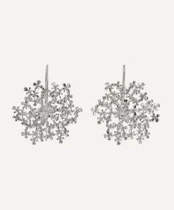 Alex Monroe Earrings^Sterling Silver Cow Parsley Bloom Drop Earrings