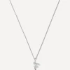 Missoma Necklaces^Sterling Silver Curly Molten Mini F Initial Pendant Necklace