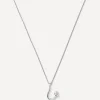 Missoma Necklaces^Sterling Silver Curly Molten Mini U Initial Pendant Necklace