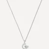 Missoma Necklaces^Sterling Silver Curly Molten Mini G Initial Pendant Necklace
