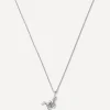 Missoma Necklaces^Sterling Silver Curly Molten Mini W Initial Pendant Necklace