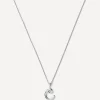 Missoma Necklaces^Sterling Silver Curly Molten Mini C Initial Pendant Necklace