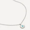 Monica Vinader Necklaces^Sterling Silver December Birthstone Pendant Necklace