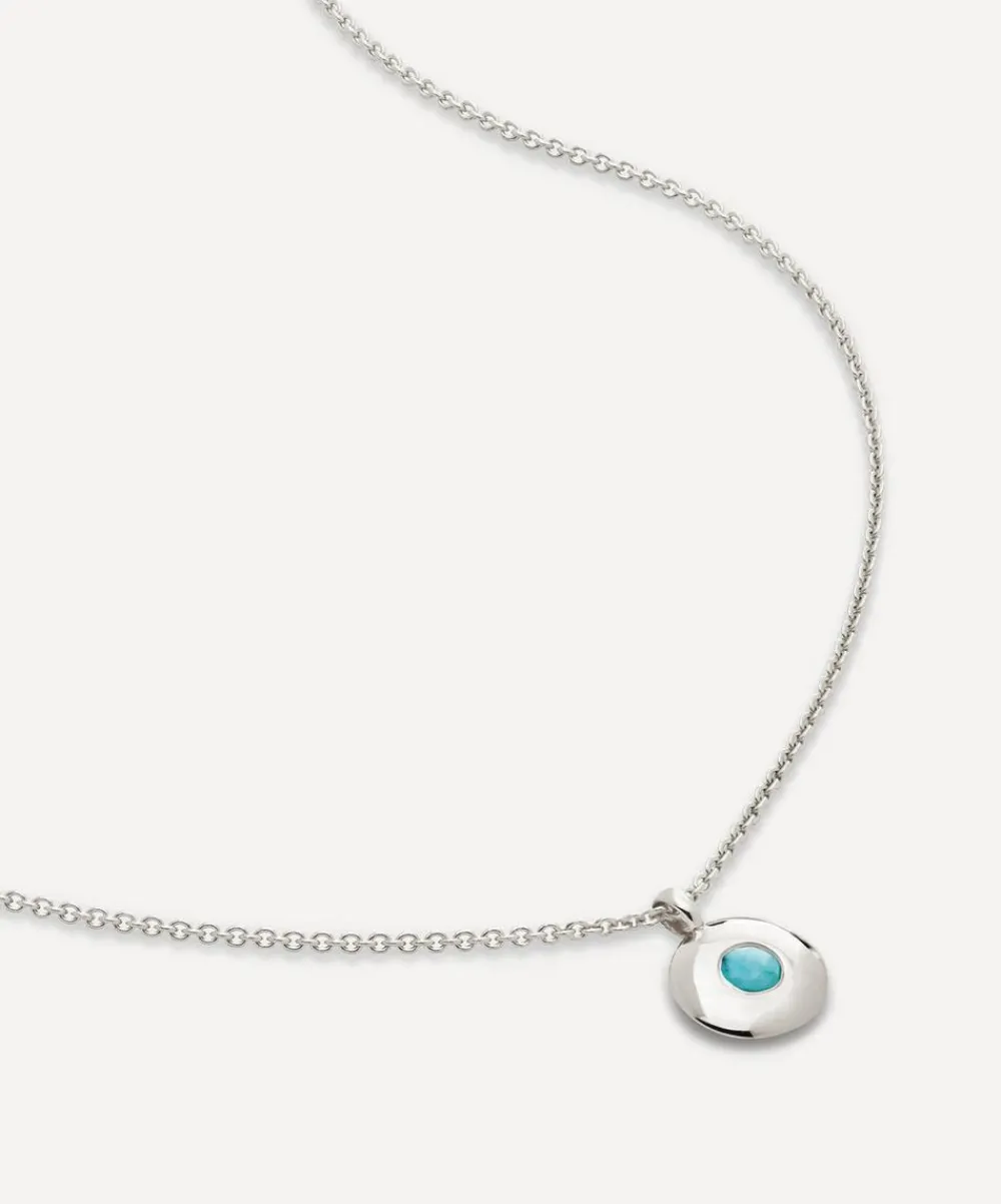 Monica Vinader Necklaces^Sterling Silver December Birthstone Pendant Necklace