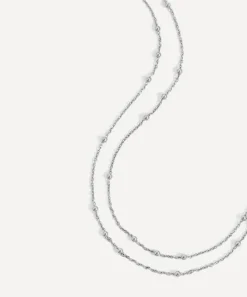Missoma Necklaces^Sterling Silver Double Chain Necklace