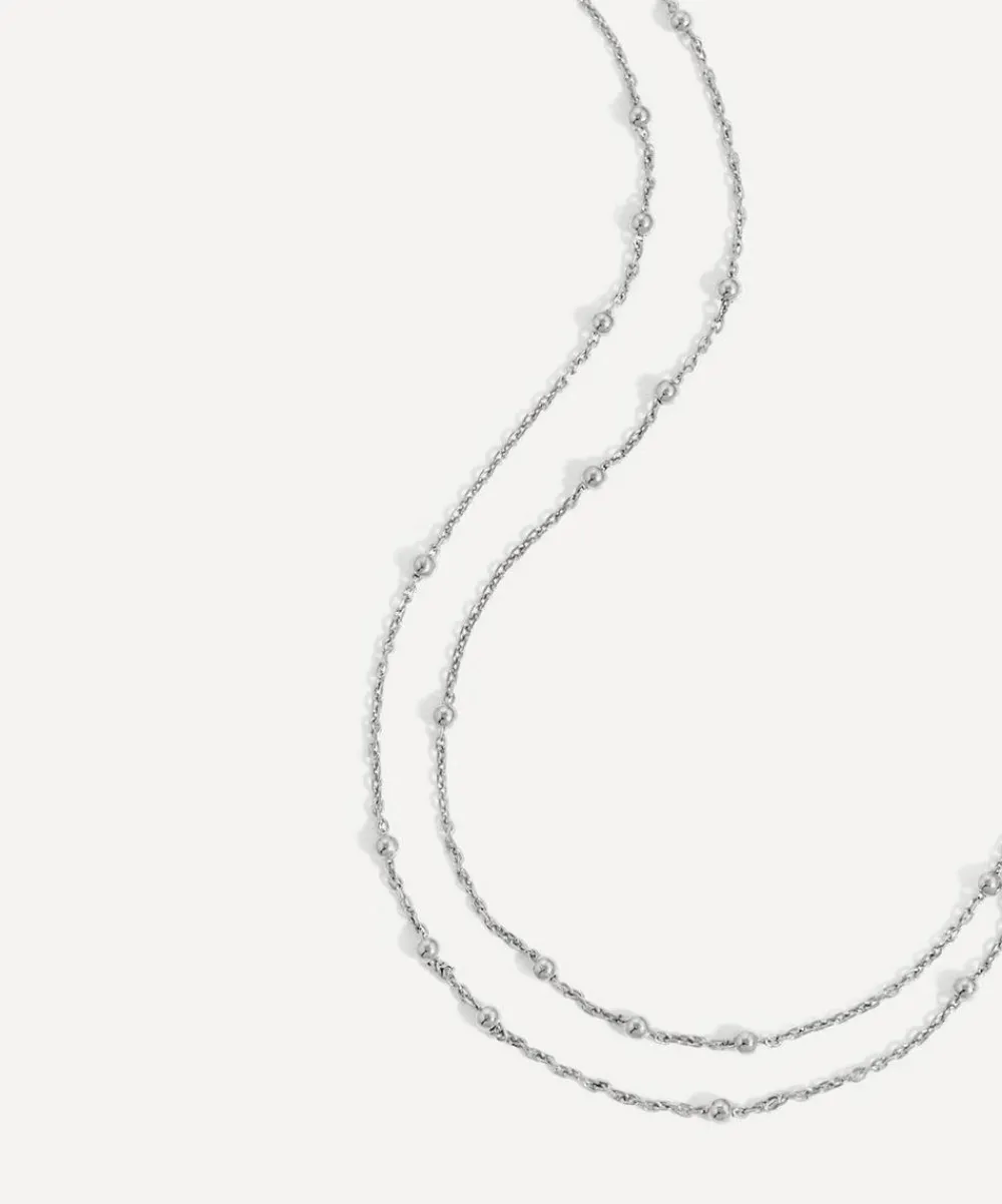 Missoma Necklaces^Sterling Silver Double Chain Necklace