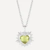 Rachel Jackson Necklaces^Sterling Silver Electric Love August Birthstone Necklace