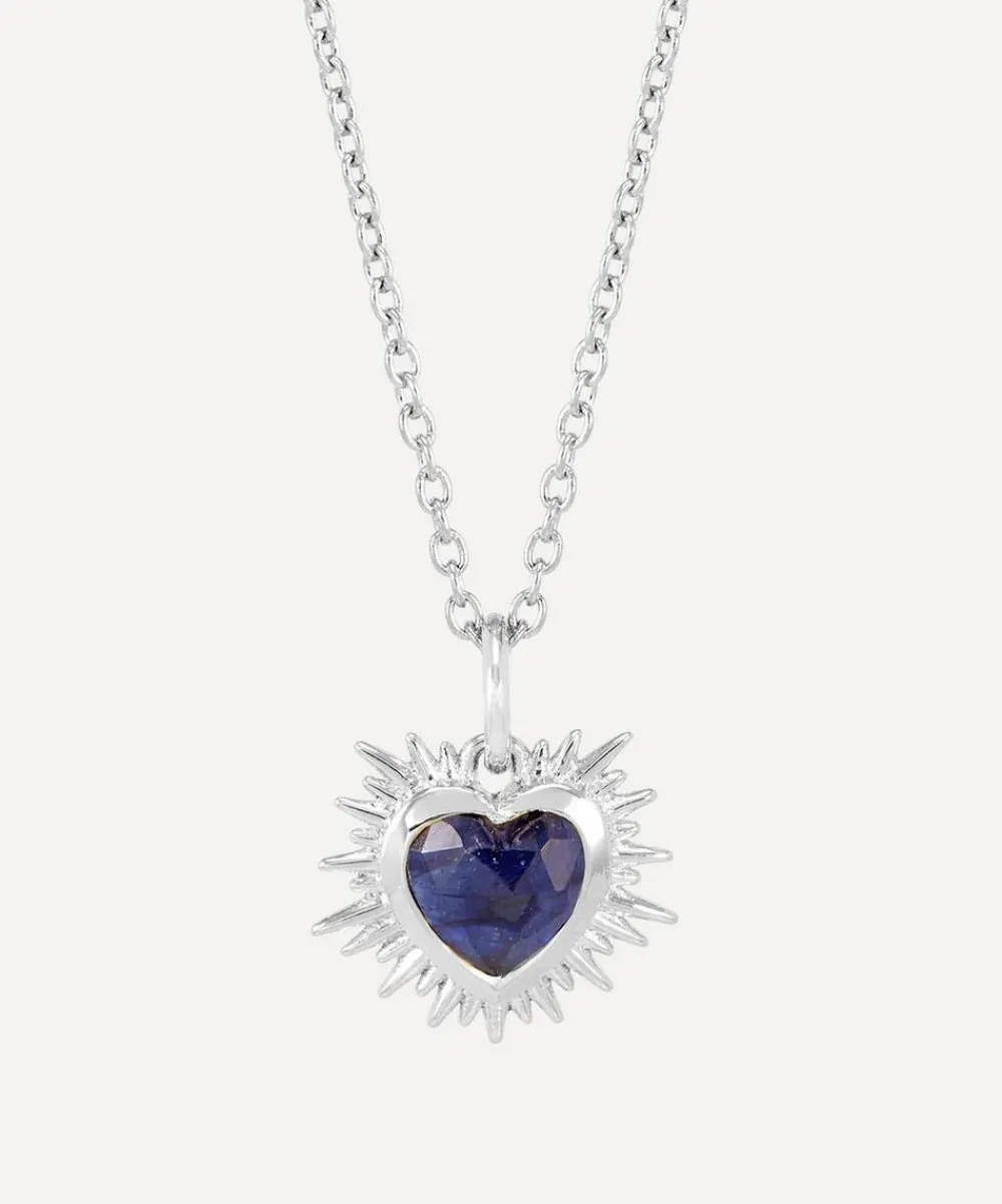 Rachel Jackson Necklaces^Sterling Silver Electric Love September Birthstone Necklace
