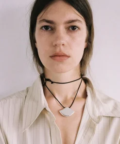 Annika Inez Necklaces^Sterling Silver Fan Pendant Necklace