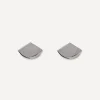 Annika Inez Earrings^Sterling Silver Fan Post Earrings