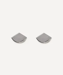Annika Inez Earrings^Sterling Silver Fan Post Earrings