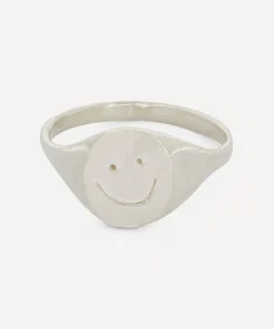 Seb Brown Rings|Rings^Sterling Silver Happy Face Signet Ring
