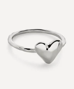 Monica Vinader Rings^Sterling Silver Heart Stacking Ring