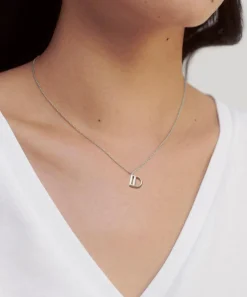 Monica Vinader Necklaces^Sterling Silver Initial D Pendant Necklace