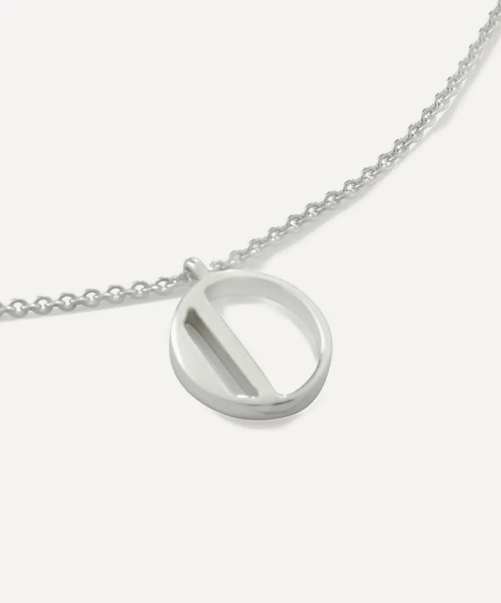 Monica Vinader Necklaces^Sterling Silver Initial O Pendant Necklace