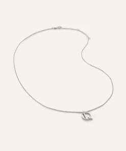 Monica Vinader Necklaces^Sterling Silver Initial Q Pendant Necklace