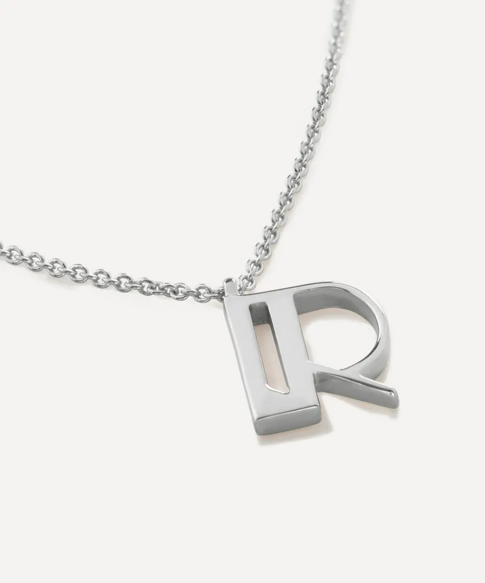 Monica Vinader Necklaces^Sterling Silver Initial R Pendant Necklace