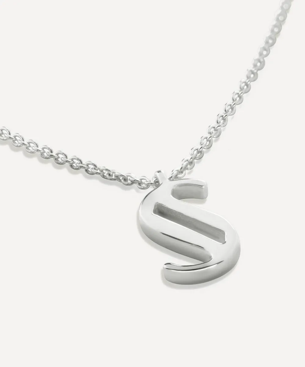 Monica Vinader Necklaces^Sterling Silver Initial S Pendant Necklace