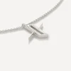 Monica Vinader Necklaces^Sterling Silver Initial X Pendant Necklace
