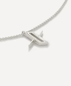 Monica Vinader Necklaces^Sterling Silver Initial X Pendant Necklace