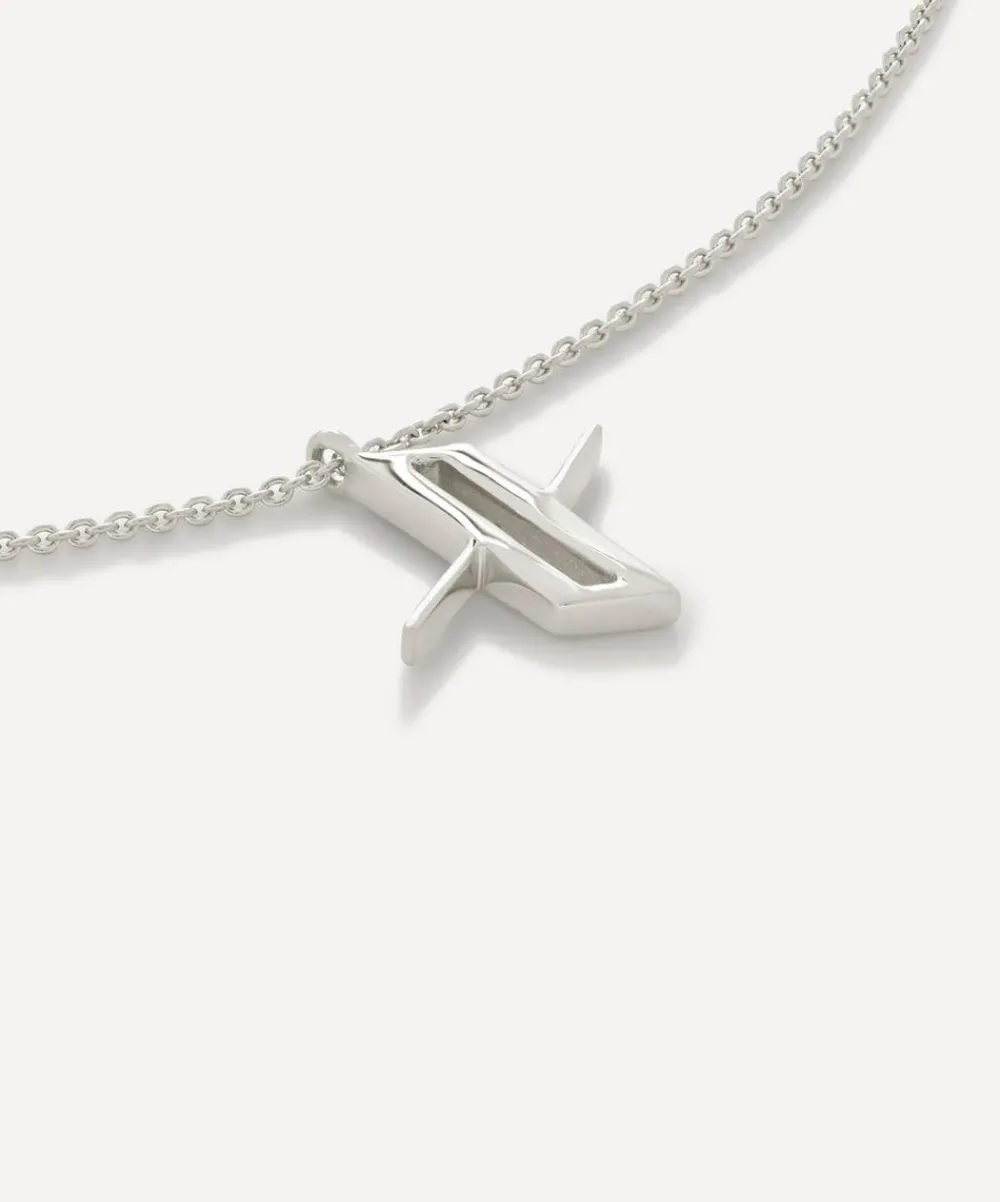 Monica Vinader Necklaces^Sterling Silver Initial X Pendant Necklace