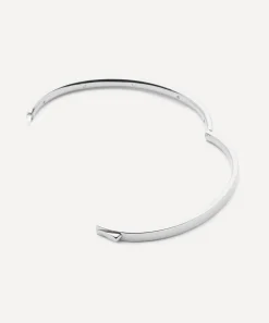 Missoma Bracelets^Sterling Silver Interstellar Hinged Bangle Bracelet