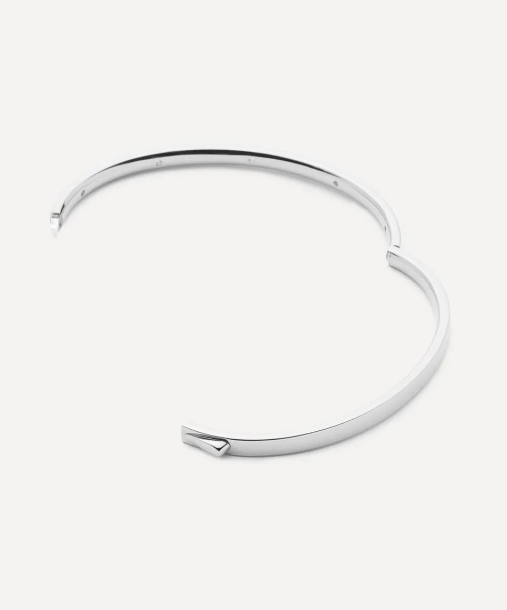 Missoma Bracelets^Sterling Silver Interstellar Hinged Bangle Bracelet