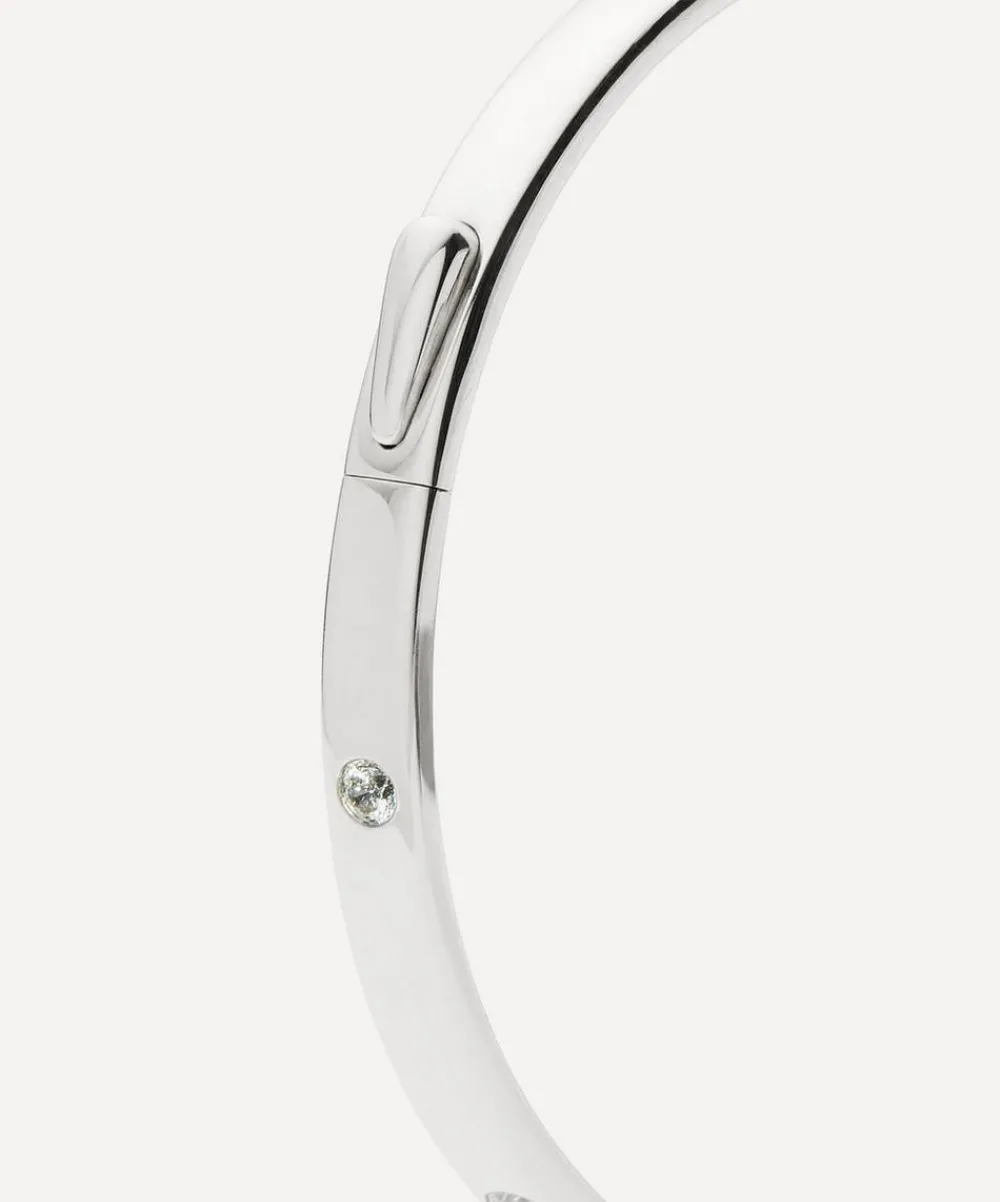 Missoma Bracelets^Sterling Silver Interstellar Hinged Bangle Bracelet