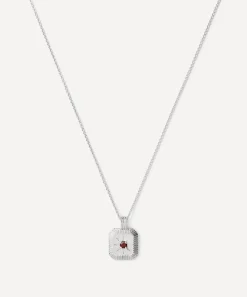 Missoma Necklaces^Sterling Silver January Birthstone Pendant Necklace