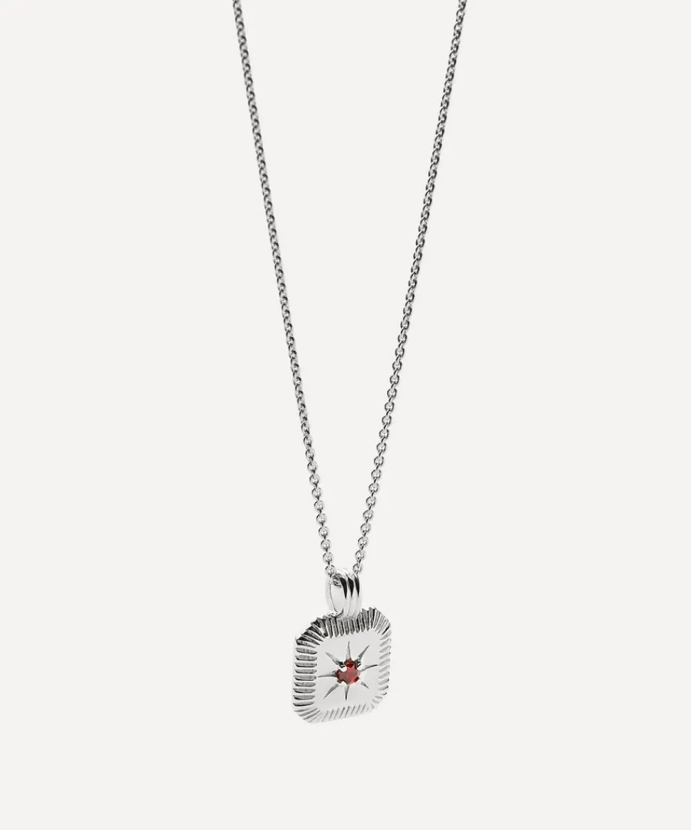 Missoma Necklaces^Sterling Silver January Birthstone Pendant Necklace