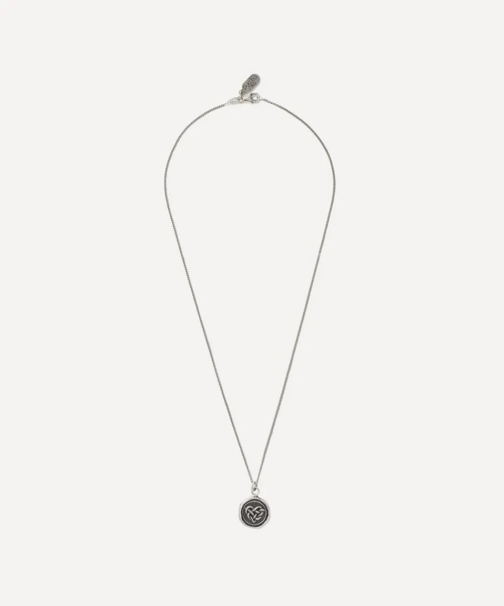 Pyrrha Necklaces^Sterling Silver Love Knot Pendant Necklace