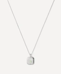 Missoma Necklaces^Sterling Silver March Birthstone Pendant Necklace