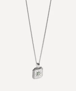 Missoma Necklaces^Sterling Silver March Birthstone Pendant Necklace
