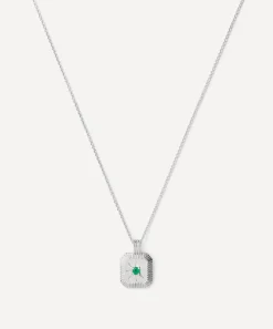 Missoma Necklaces^Sterling Silver May Birthstone Pendant Necklace