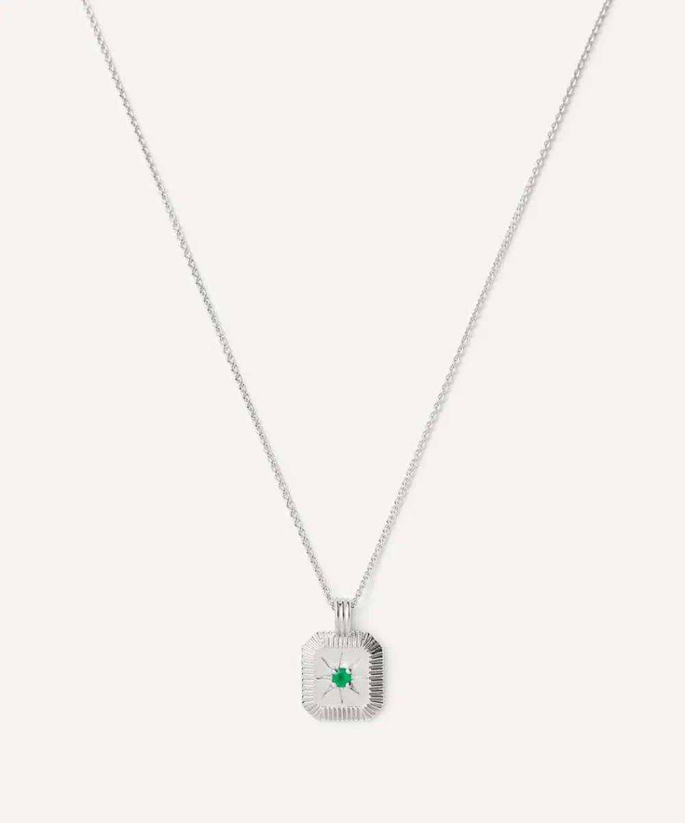 Missoma Necklaces^Sterling Silver May Birthstone Pendant Necklace