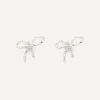 Pura Utz Earrings^Sterling Silver Mini Bow Stud Earrings