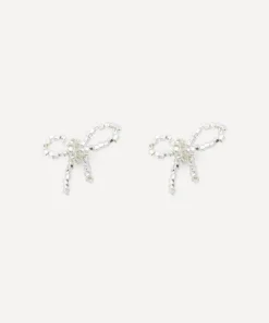 Pura Utz Earrings^Sterling Silver Mini Bow Stud Earrings
