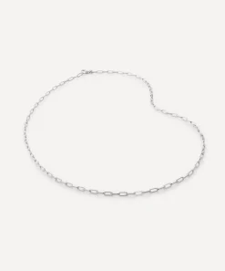 Monica Vinader Necklaces^Sterling Silver Mini Paperclip Chain Necklace