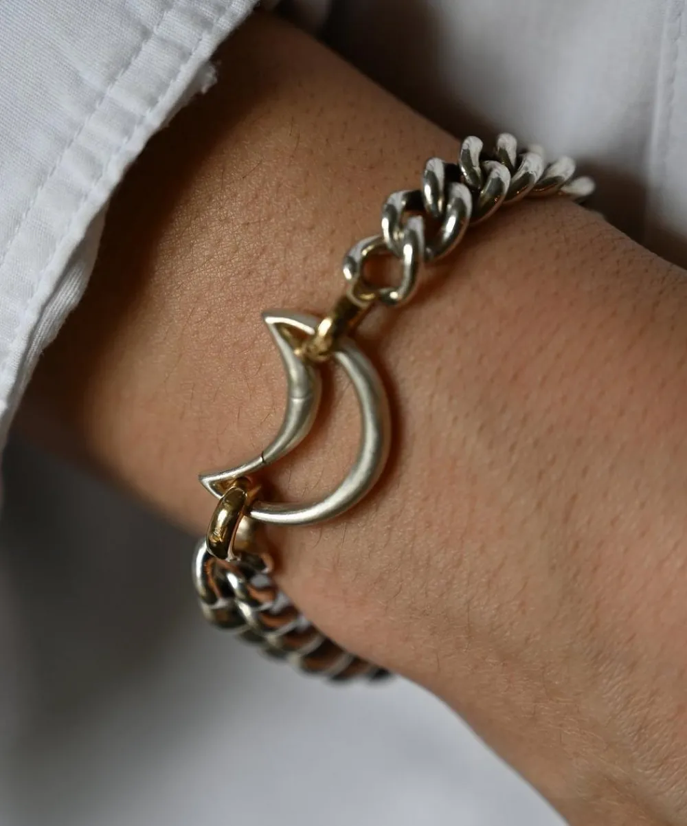 Marla Aaron Charms & Pendants|Charms & Pendants^Sterling Silver Moonlock Carabiner Clasp