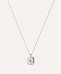 Missoma Necklaces^Sterling Silver October Birthstone Pendant Necklace