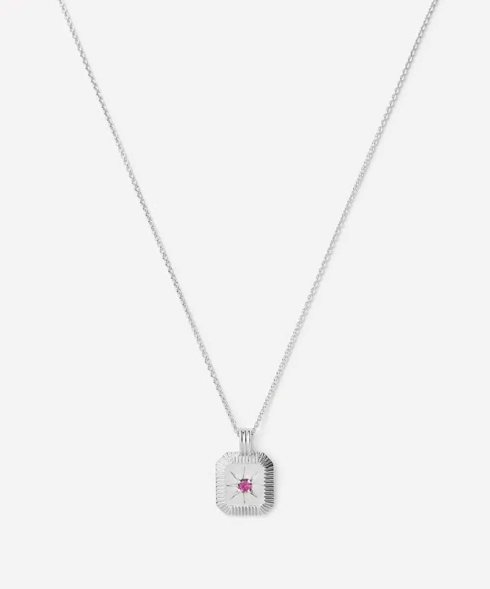 Missoma Necklaces^Sterling Silver October Birthstone Pendant Necklace