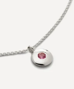 Monica Vinader Necklaces^Sterling Silver October Birthstone Pendant Necklace