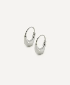 Otiumberg Earrings^Sterling Silver Roscida Drop Hoop Earrings