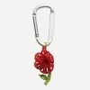 Pura Utz Travel Accessories^Sterling Silver Rose Carabiner Pendant Charm
