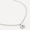 Monica Vinader Necklaces^Sterling Silver September Birthstone Pendant Necklace