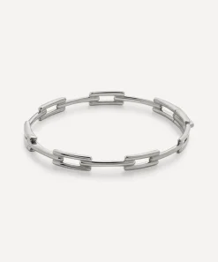 Monica Vinader Bracelets^Sterling Silver Signature Link Skinny Bangle Bracelet