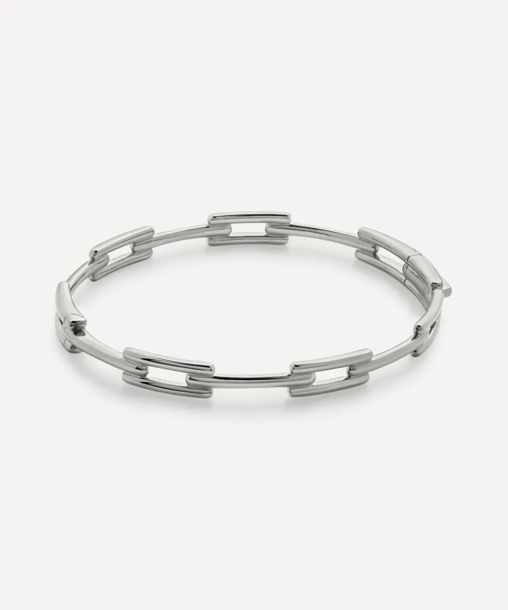 Monica Vinader Bracelets^Sterling Silver Signature Link Skinny Bangle Bracelet